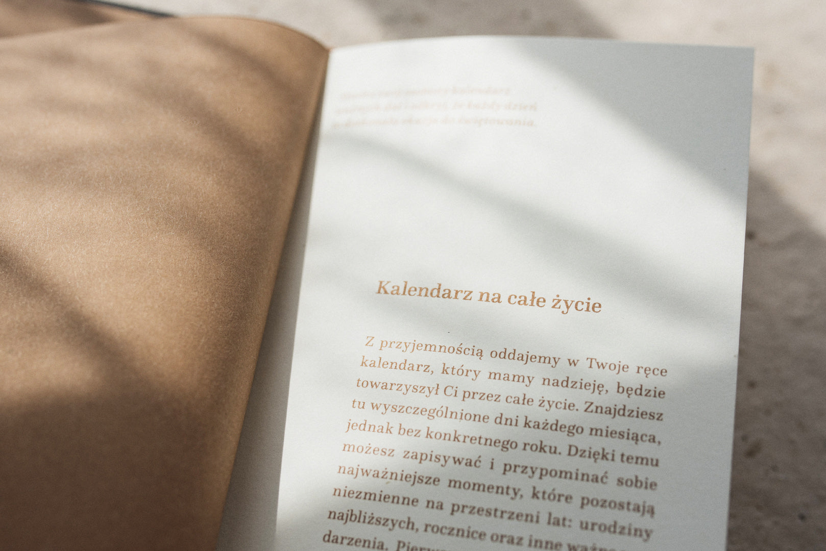 Kalendarz na całe życie. Edycja limitowana.